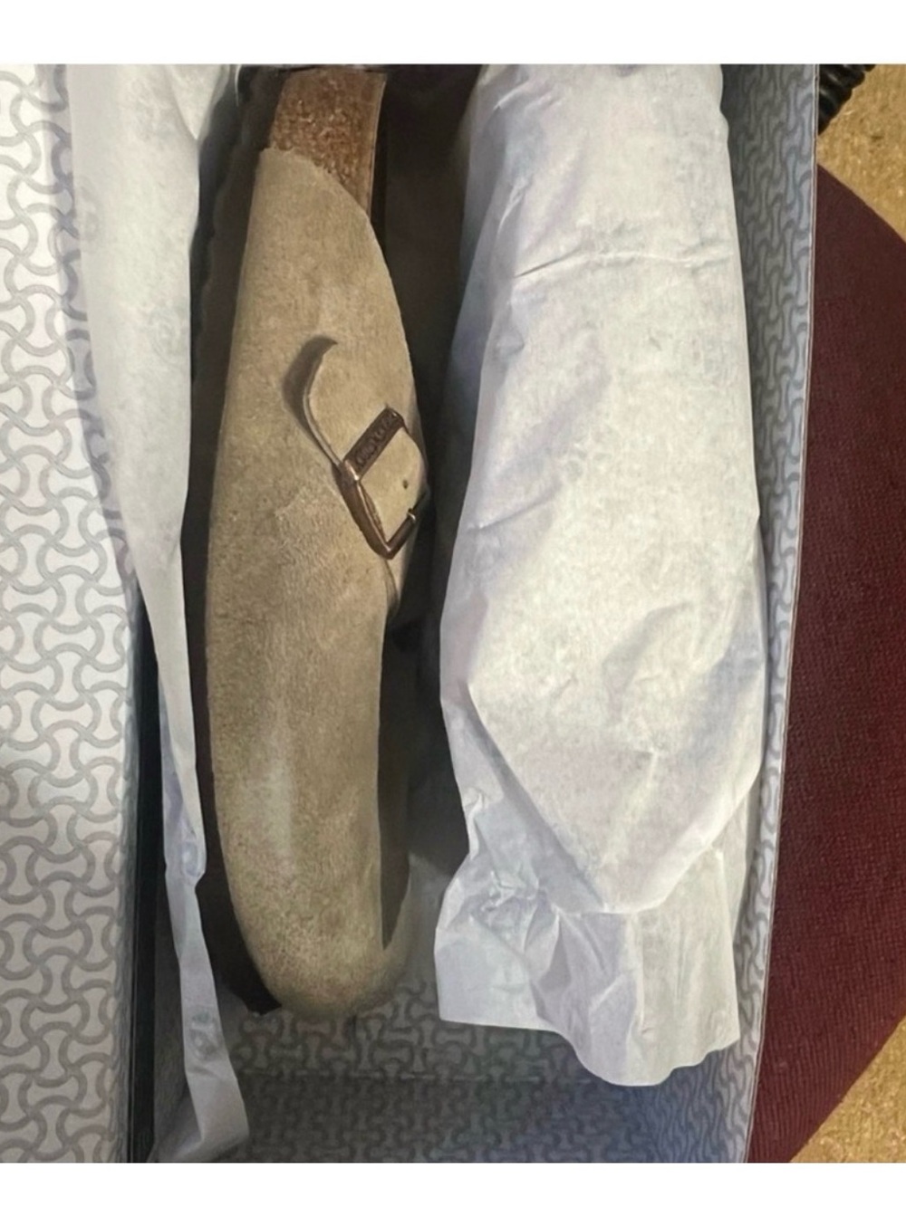 Birkenstock Boston clogs sale!! Taupe suede leather -classic - - NEW authentic - Picture 8 of 13